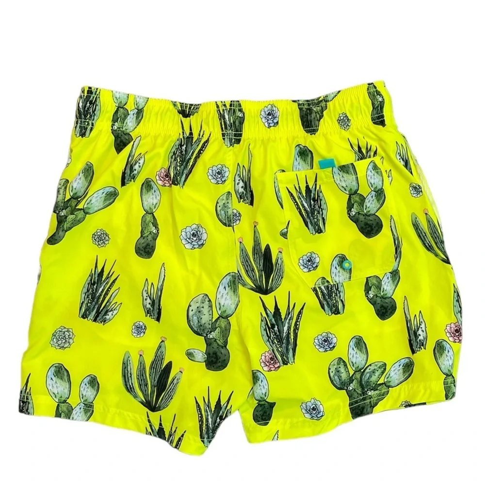 Cactus Swim Trunks With Pockets Size Medium (32-34)
